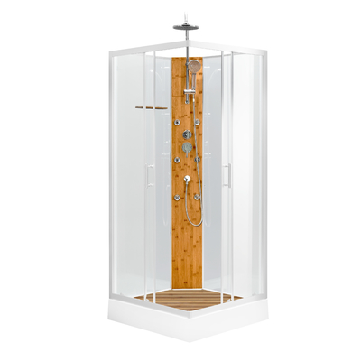Plateau acrylique blanc 900*900*225mm d'ABS de cabines de douche de salle de bains